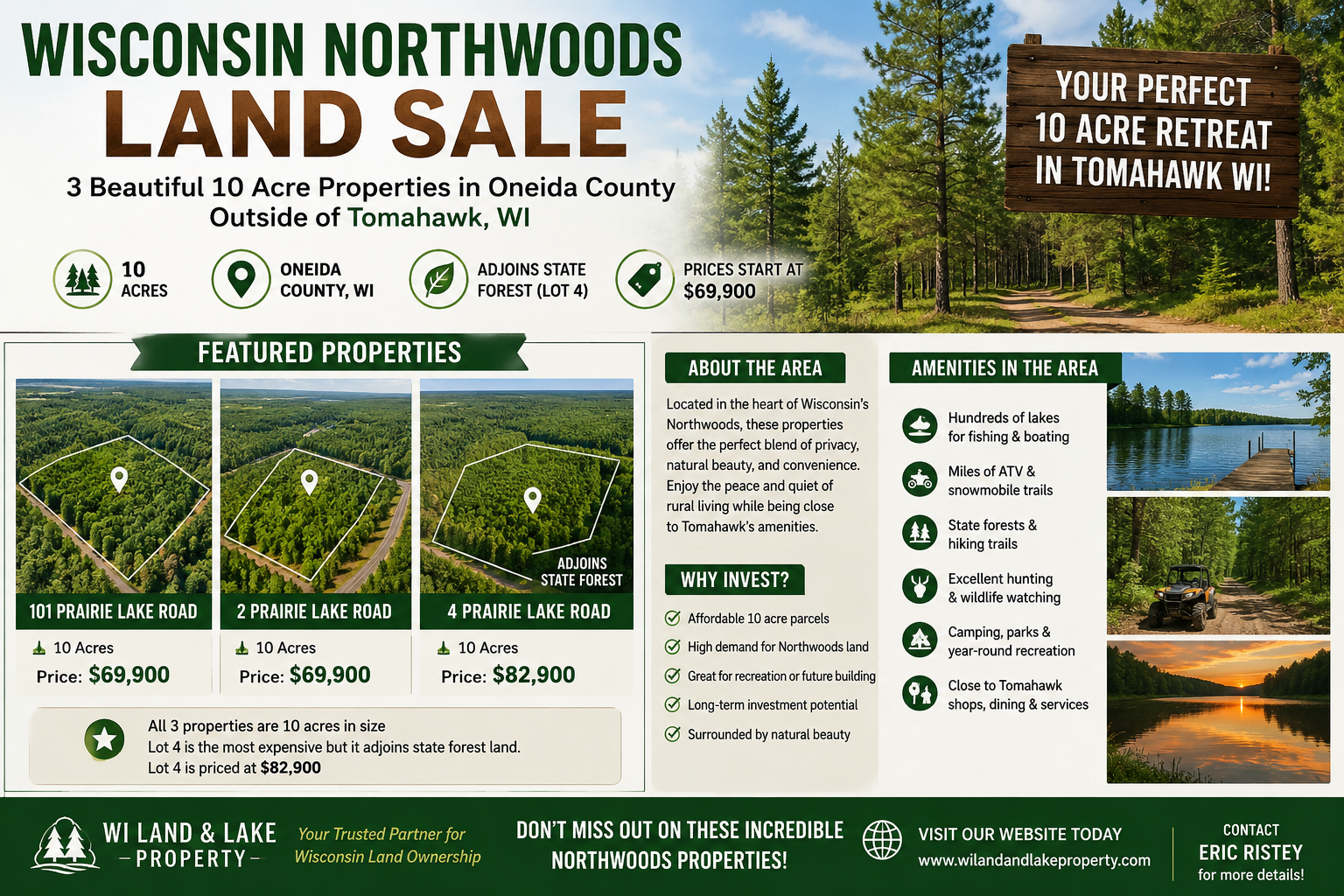 Wisconsin Northwoods Property