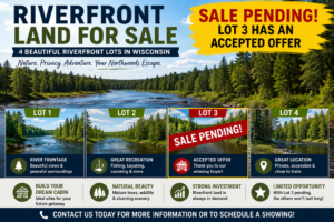 Riverfront Land for Sale in Wisconsin | Lot 3 Sale Pending
