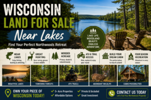 Wisconsin Land for Sale Near Lakes: Find Your Northwoods Property