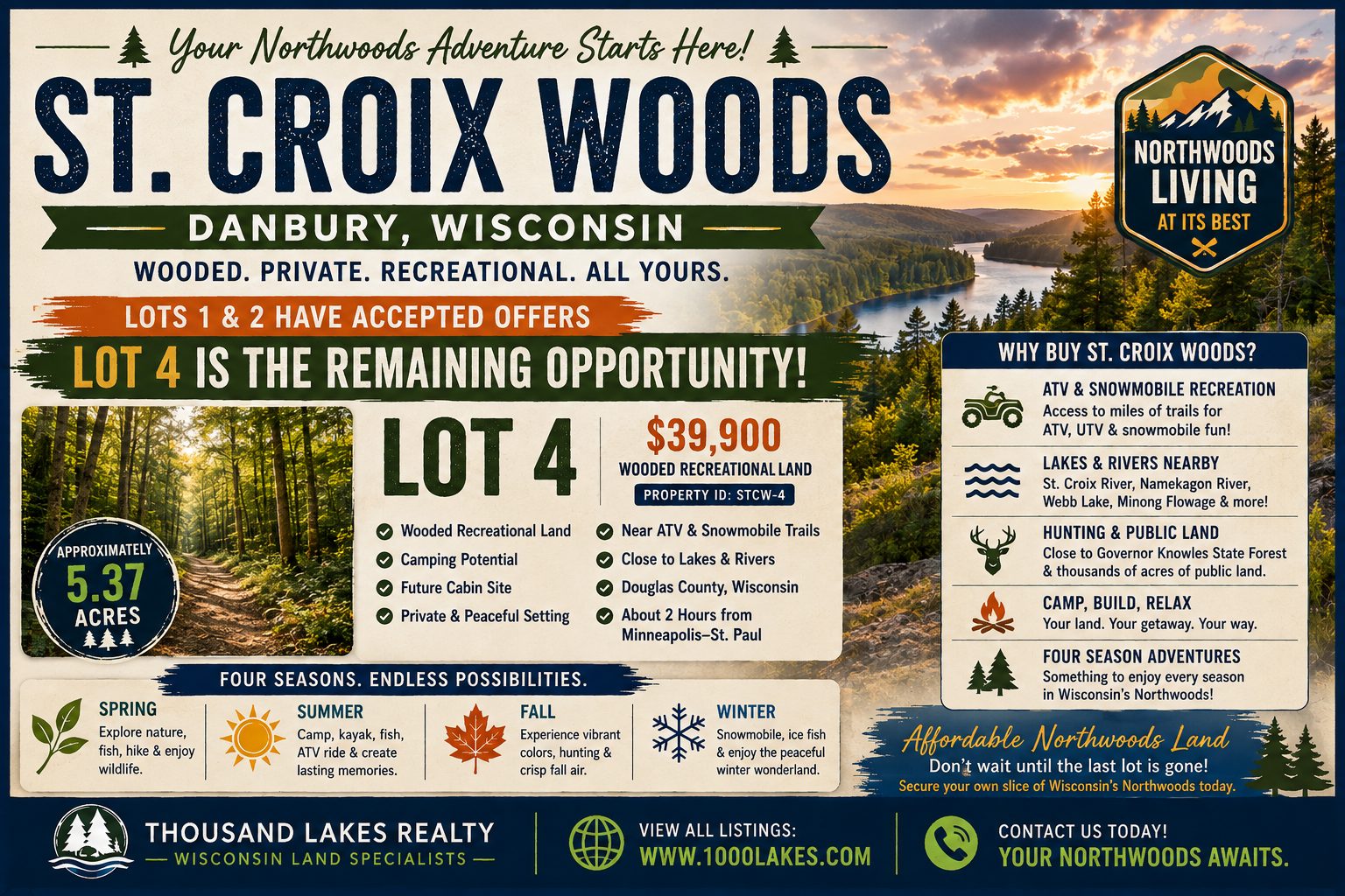 Wisconsin land for sale