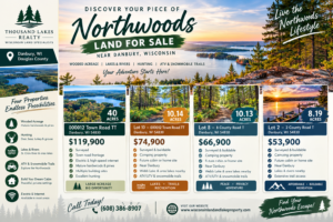 Discover Your Northwoods Haven: Land for Sale Near Danbury, Wisconsin